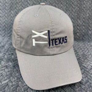 TX Texas Unisex Gray Paramount Apparel Baseball Hat Embroidered Cotton OSFA